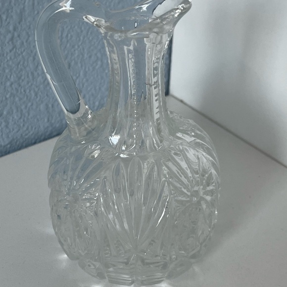 Cruet w/o stopper Zippered Feathered Medallion Snow Star - Picture 3 of 7